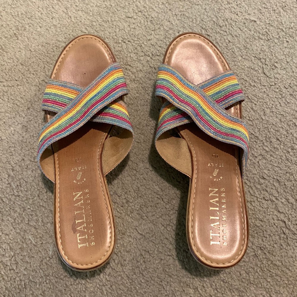 Italian Shoemakers Wedge Sandals